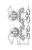 Super mario kleurplaat 6
